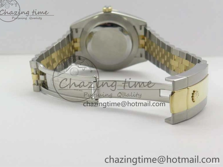 Best Bracelet Dial WWF Stick 126333 Edition 41 Makers YG Jubilee DateJust Wrapped Gold Wrapped SS SS A2836 on YG 0410